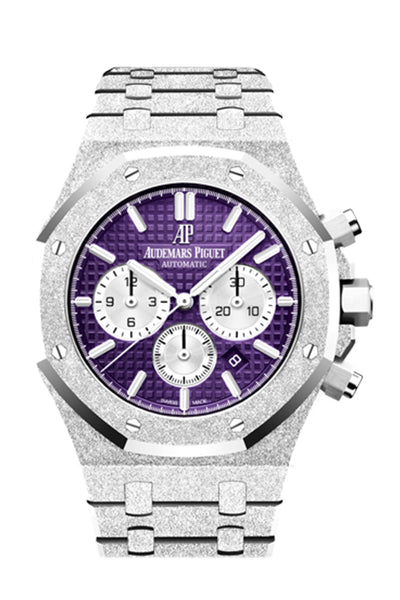 Audemars Piguet Royal Oak 41mm Frosted Gold Plum Purple Watch