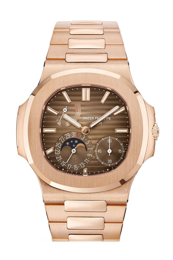 Patek Philippe Nautilus Moon Phase Rose Gold Watch