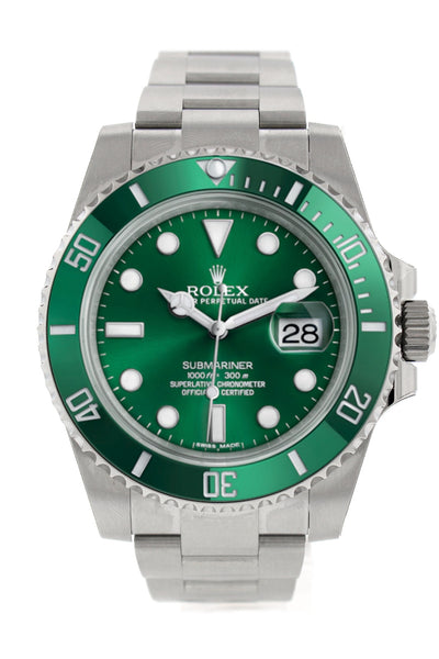 Rolex Submariner Date 40mm Green Bezel Men's Watch 116610LV-0002