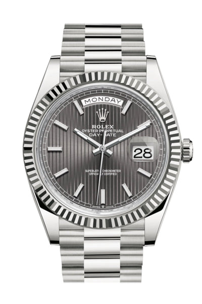 Rolex dark rhodium dial sale