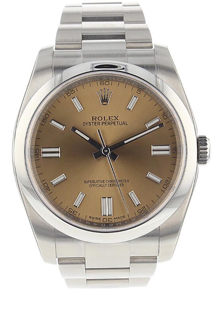 ROLEX 116000 Date 36 Smooth White Dial Watch | WatchGuyNYC
