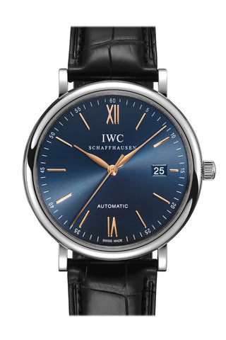 IWC Portofino on Strap 40 Blue Dial IW356523