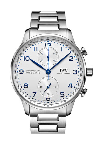 IWC Portuguese SS 41 Silver Dial Watch IW371617