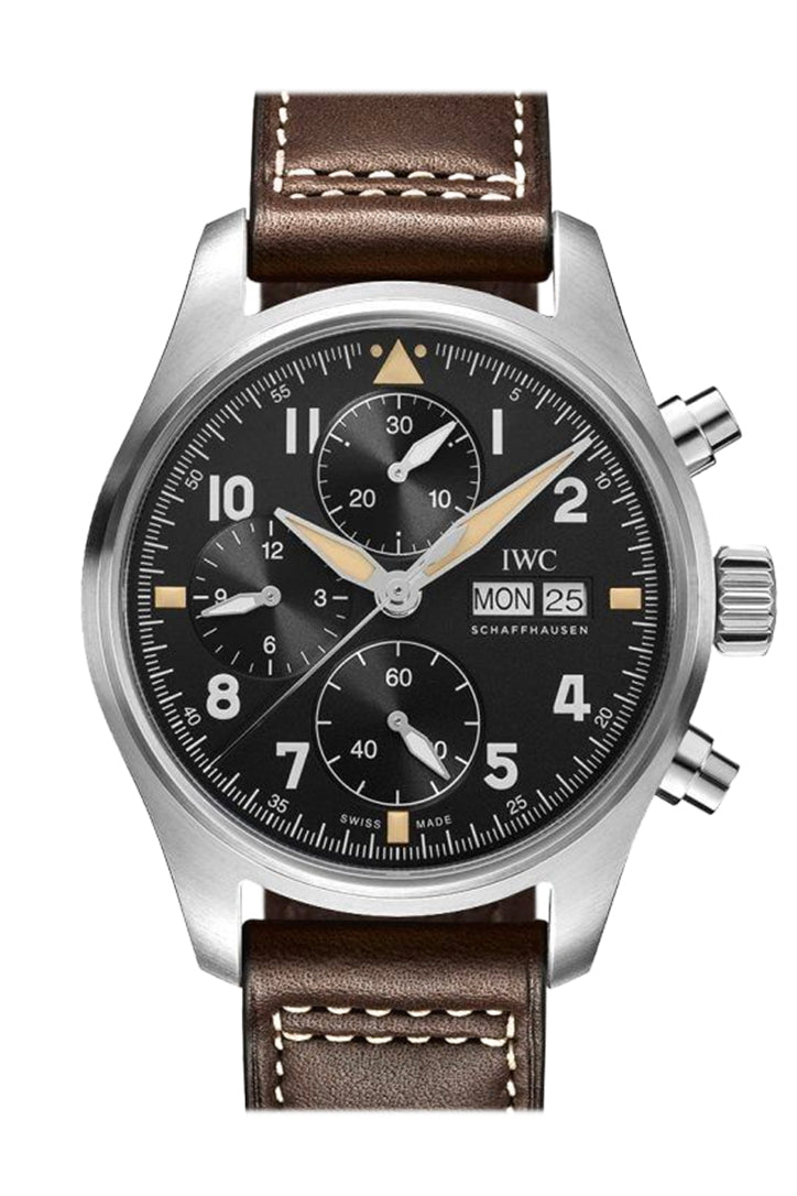 IWC Pilot Chronogragh Spitfire 41 Black Dial IW387903