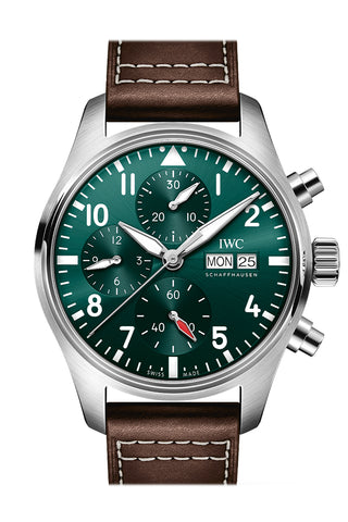 IWC Pilot Chronogragh 41 Green Dial Watch IW388103