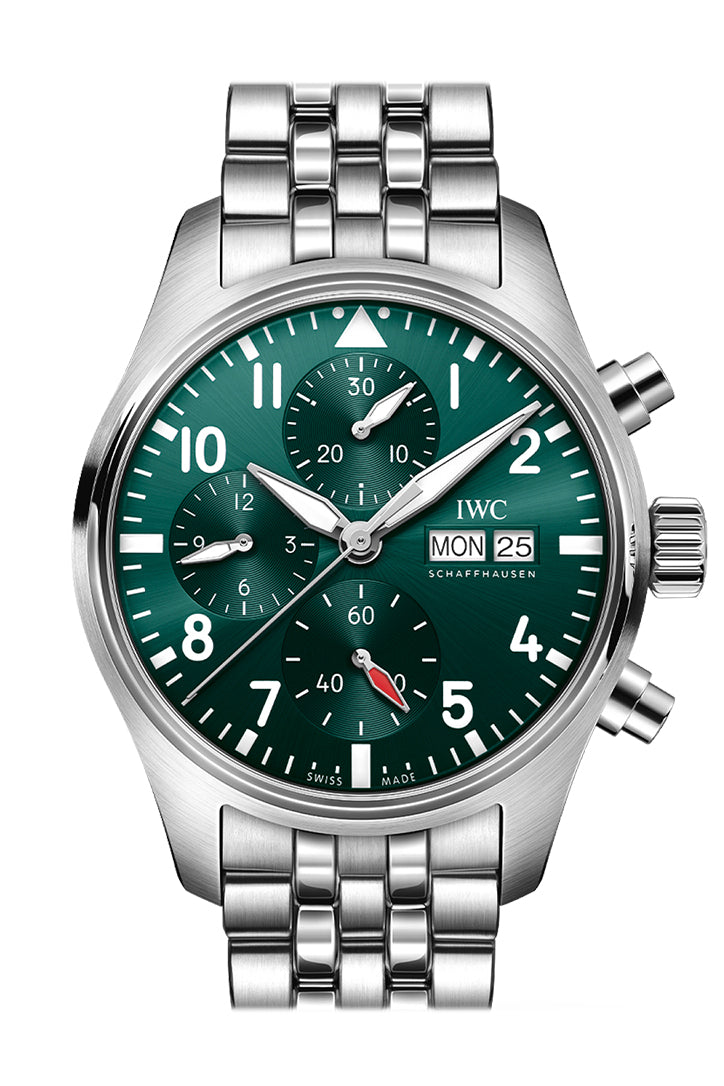 IWC Pilot Chronogragh 41 Green Dial IW388104