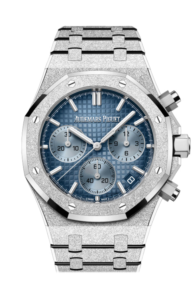 Audemars Piguet Royal Oak Smoked Blue Dial White gold Watch 26240BC.GG.1324BC.02