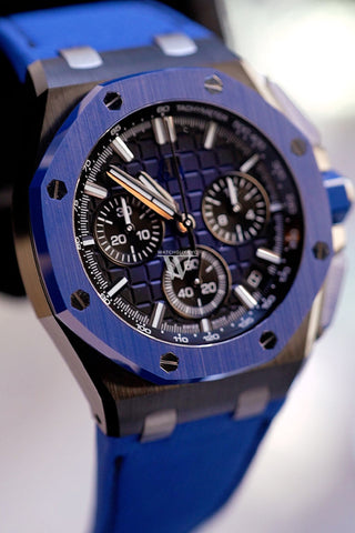 Audemars Piguet Royal Oak Offshore 43 Chronograph Ceramic Blue Dial Watch 26420Ce.oo.a043Ve.01