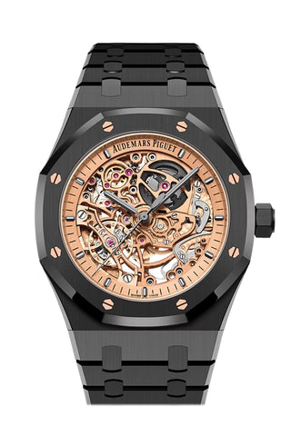 Audemars Piguet Royal Oak 41 Dial Pink Gold Black Ceramic 15416CE.OO.1225CE.02