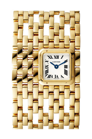 Cartier Panthère de Cartier Watch - 23 mm x 30 mm Yellow Gold Case & Silvered Dial - WGPN0038