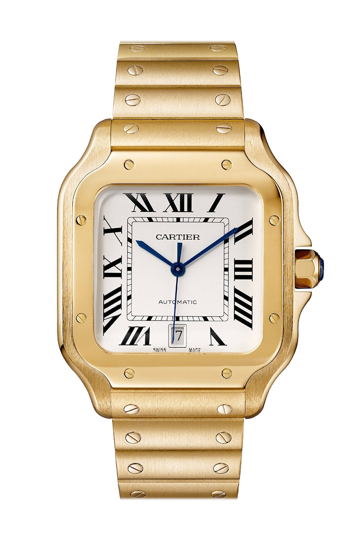 Cartier Santos de Cartier Watch - 39.8 mm Yellow Gold Case WGSA0029