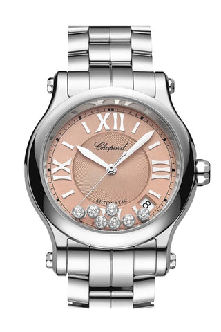 Chopard Happy Sport Automatic 36 Pink Dial Stainless steel 278559-3025