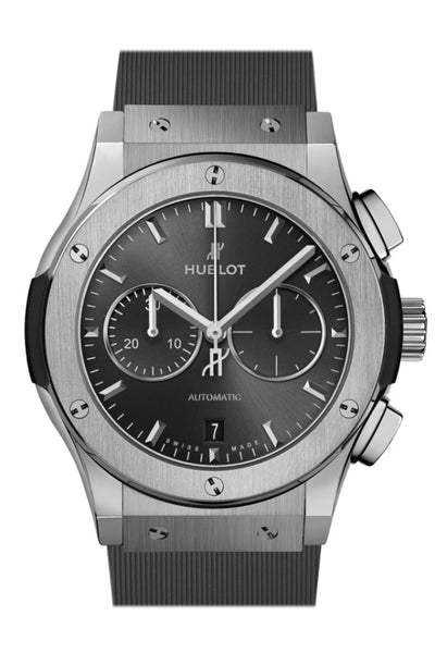 Hublot Classic Fusion Racing Grey Chronograph Titanium 42mm Watch 541 ...