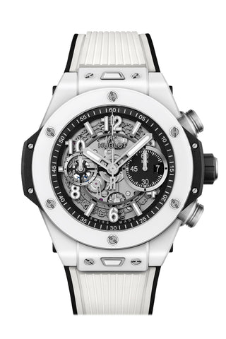 Hublot Big Bang Skeleton Dial White Ceramic 421.HX.1170.RX