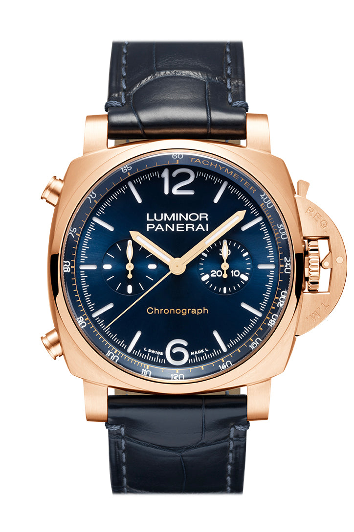 Panerai Luminor Chrono 44 Blue Dial Watch PAM01111