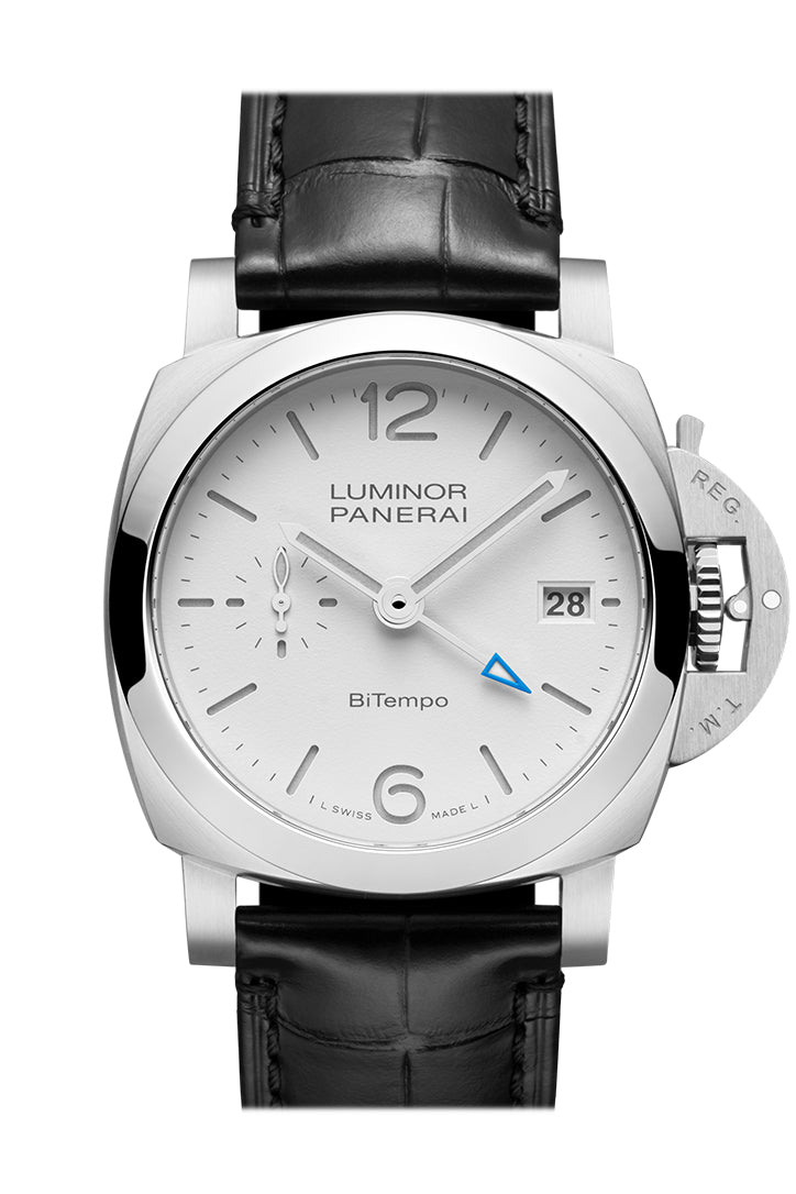 Panerai Luminor BiTempo 40 White Dial PAM01367