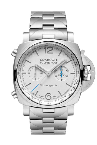 Panerai Luminor Chrono 44 Silver Dial Watch PAM01548