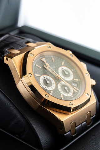 Audemars Piguet Royal Oak 39 Grey Dial Rose Gold 26022OR.OO.D098CR.02 Pre Owned Watch