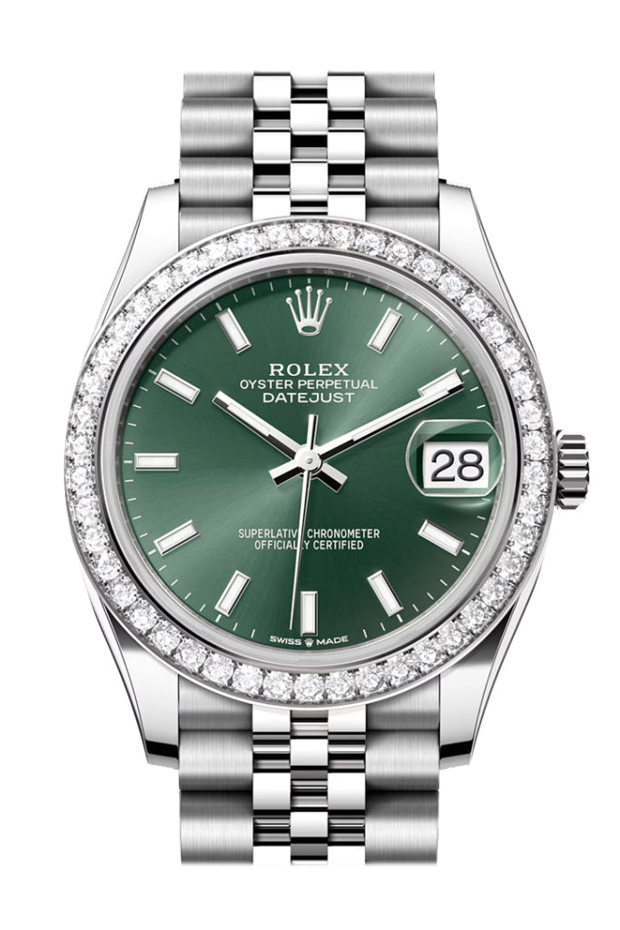 Rolex Datejust 31 Green Dial Jubilee Ladies Watch 278384Rbr 278384Rbr-0022