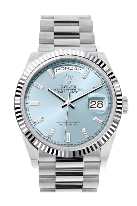 Rolex day date 2024 president stainless steel