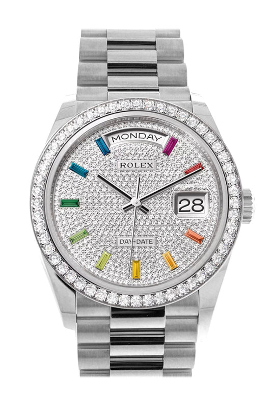 Rolex day date 36mm clearance white gold