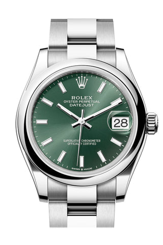 Rolex Datejust 31 Green Dial Oyster Ladies Watch 278240 278240-0011