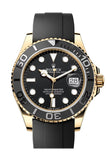 Rolex Yacht Master 42 Black Dial Black Ceramic Bezel Oyster Flex Bracelet 226658