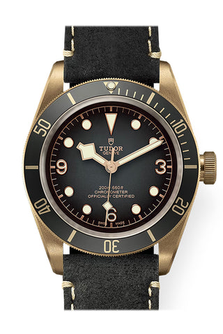 Tudor Black Bay Bronze 43 Grey Dial Black Leather M79250BA-0001