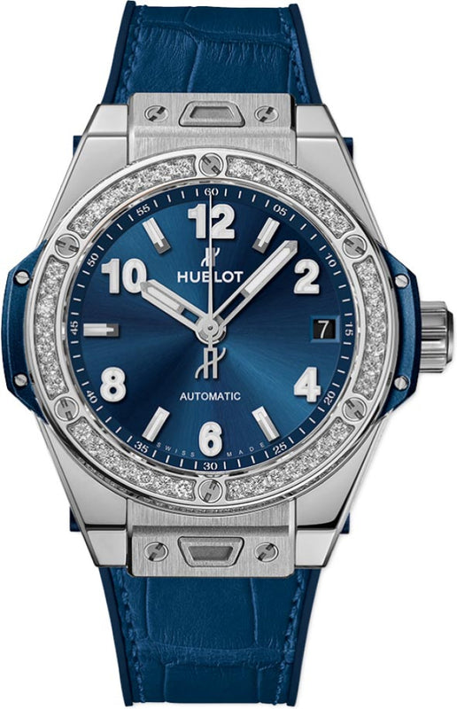 Hublot big bang deals blue diamond