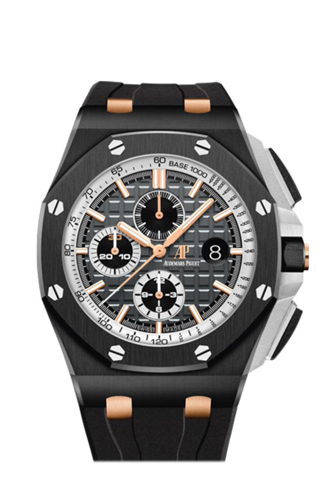 Audemars Piguet Royal Oak Offshore 44 Chronograph Ceramic Gray Dial Mens Watch 26415Ce.oo.a002Ca.01