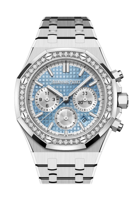 Audemars Piguet Royal Oak 38 Light blue dial Stainless steel Watch