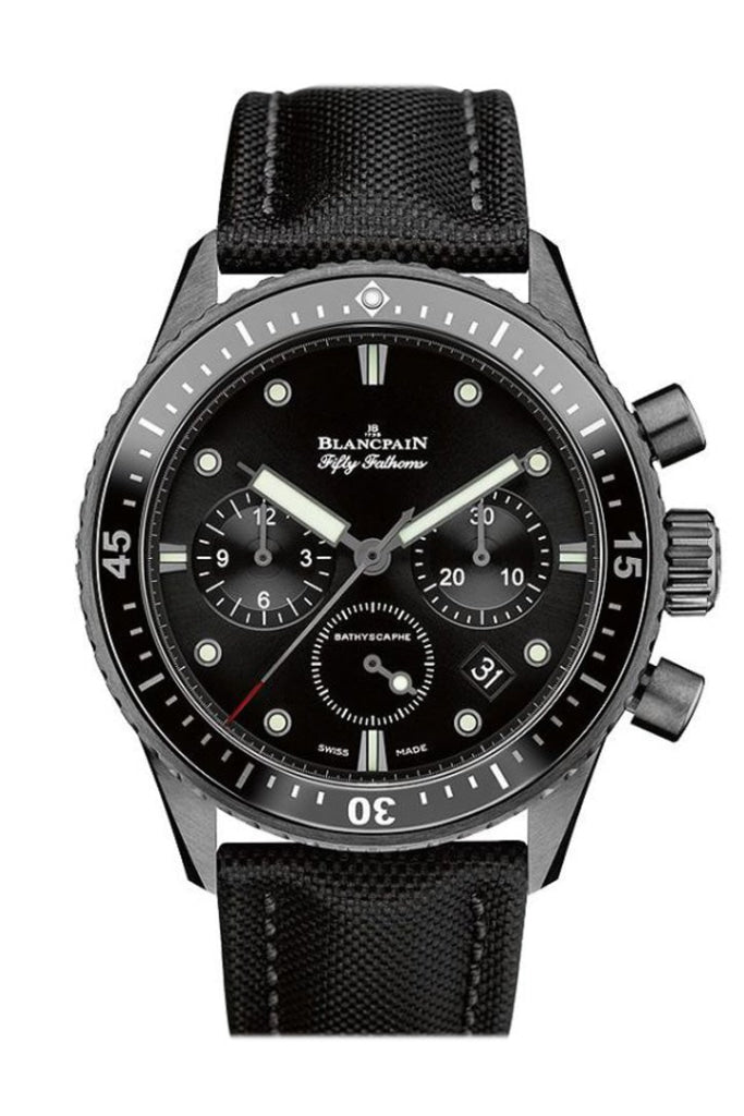 Blancpain Fifty Fathoms Bathyscaphe Ceramic Chronogragh 5200-0130-B52A Black Watch