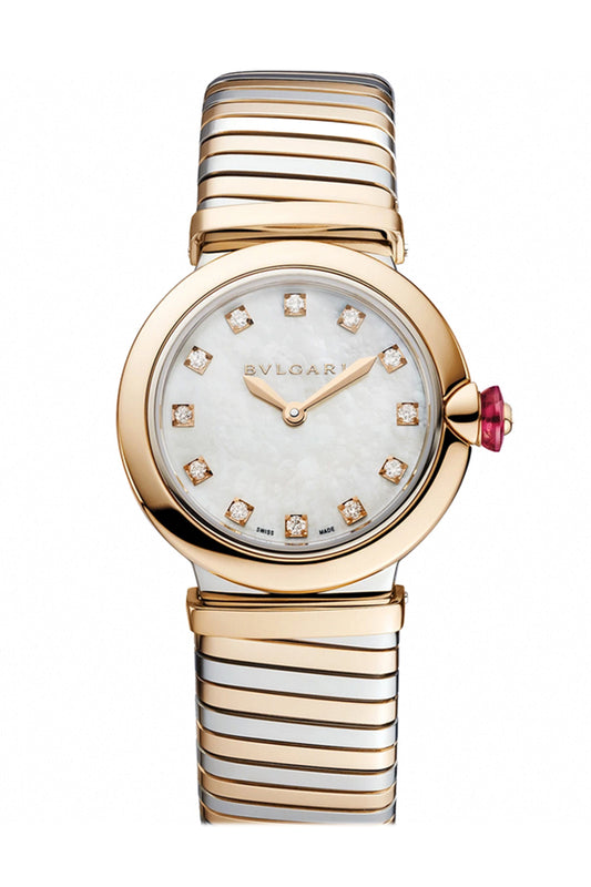 Bvlgari Serpenti 18 Carat Pink Gold Diamond 26mm Ladies Watch 102124 - Your  Watch LLC