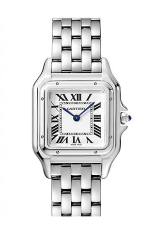 Cartier Panthere De Medium Silver Dial Ladies Watch Wspn0007