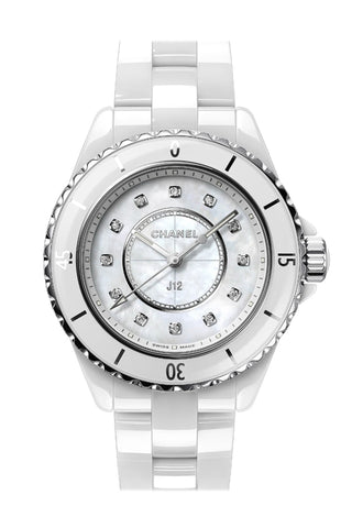 Chanel J12 White Ceramic 33 Quartz Ladies Watch H5704