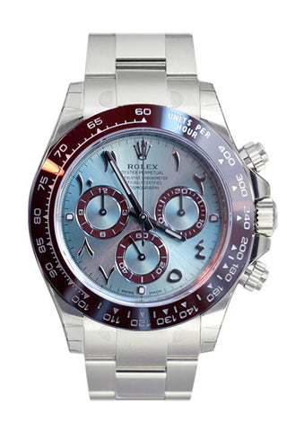 Rolex Daytona Chronograph Blue Dial Arabic Platinum Men’s Watch 116506