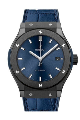 Hublot Classic Fusion Blue Automatic 42 Mm Mens Watch 542.cm.7170.lr