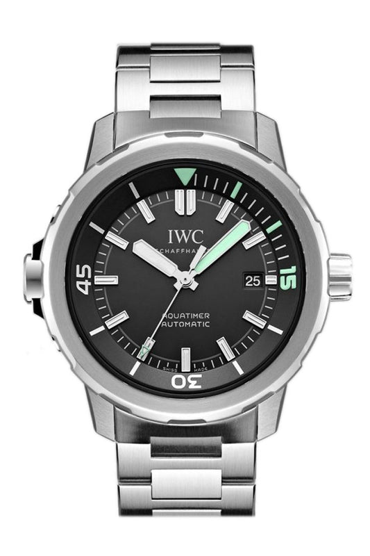 IWC Aquatimer Black Dial Stainless Steel 42mm Men s Watch IW329002