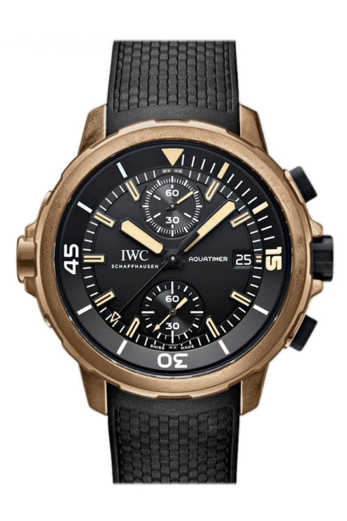 Iwc Aquatimer Chronograph Expedition Charles Darwin 44Mm Mens Watch Iw379503 Black