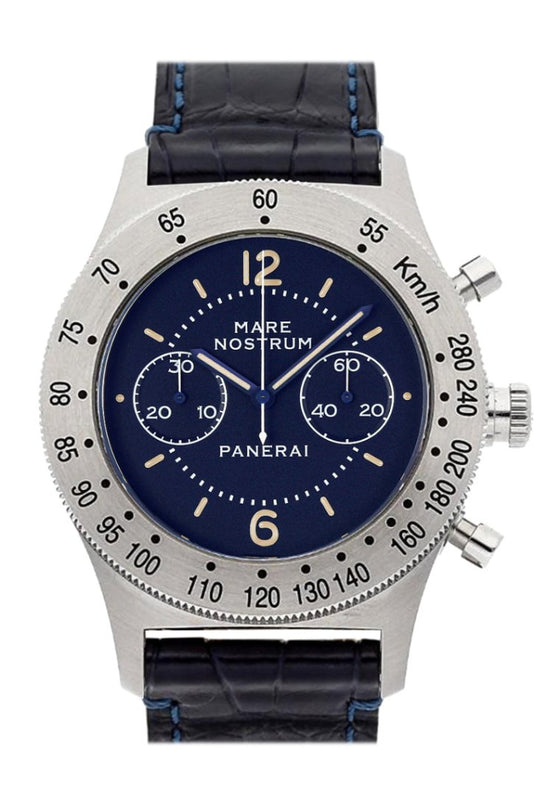 Panerai Mare Nostrum Acciaio Chronograph Blue Dial Men s Watch