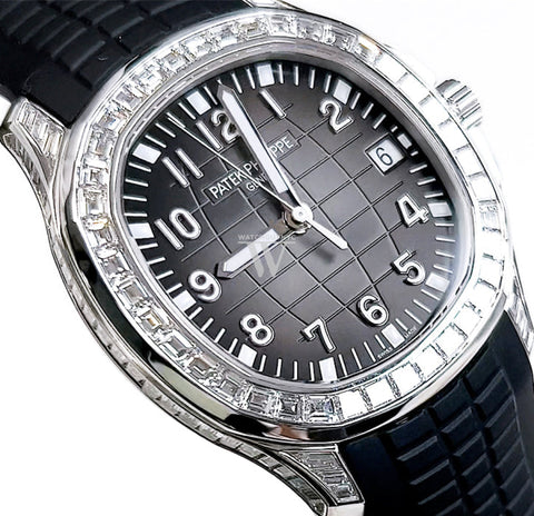 Patek Philippe Aquanaut Diamond Bezel 5167 300G 010 WatchGuyNYC