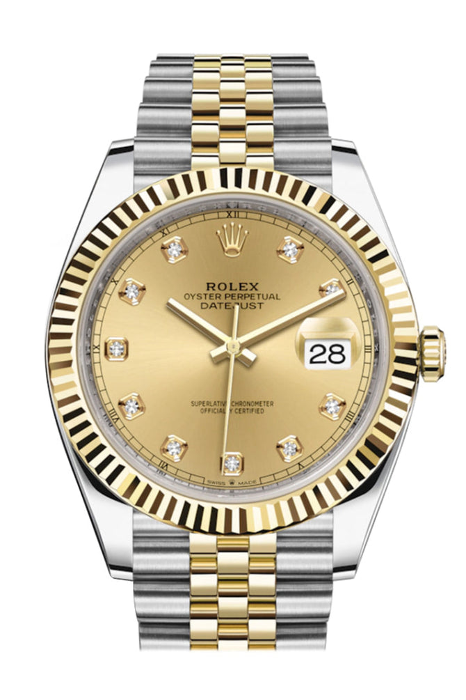 Rolex datejust 41 two tone sale