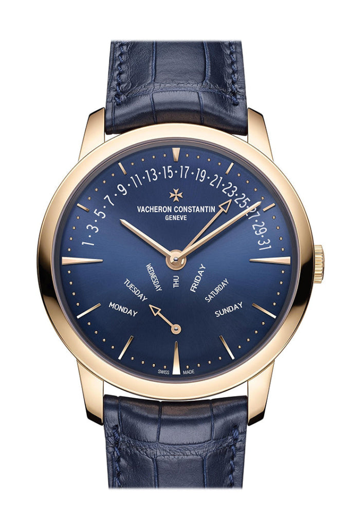 Vacheron Constantin Patrimony Retrograde Day-Date Automatic Blue Dial Men’s Watch 4000U/000R-B516