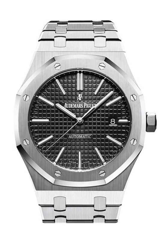 Custom Black PVD Audemars Piguet Royal Oak White Dial 15400ST