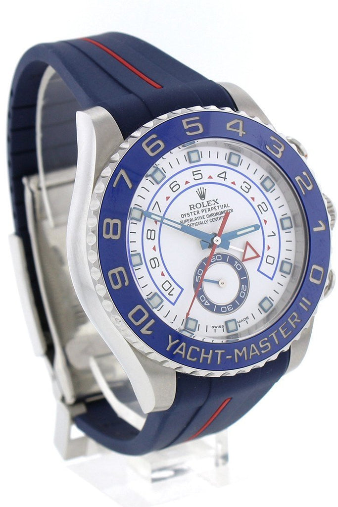 Rolex Yacht-Master II 116680 Men's Blue Ceramic Stainless Steel Oyster -  PRE-OWNED