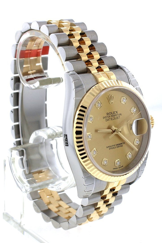 Buy Watch Rolex Datejust ref. 116233 Computer Champagne Diamonds Dial -  Full Set – Debonar Watches Sp. z o.o
