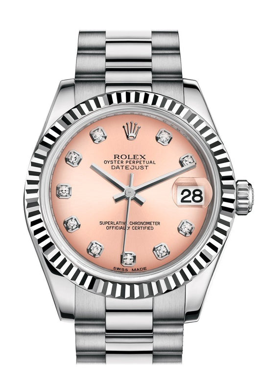 Rolex Lady-Datejust 31 President Automatic Ladies Watch