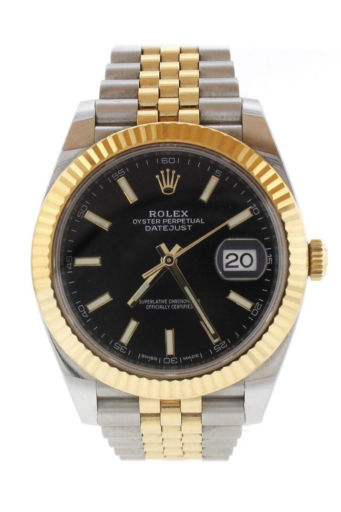 Rolex Datejust Two-Tone Black Dial Watch